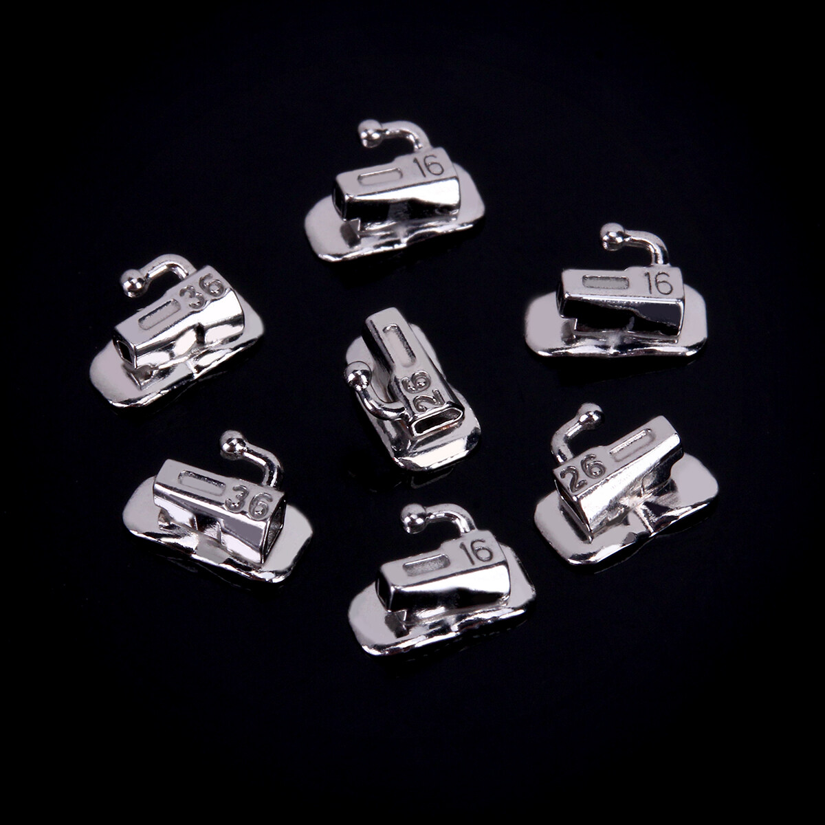 Dental Buccal Tube Roth.022 Non-Convertible Bondable 1st Molar Orthodontic