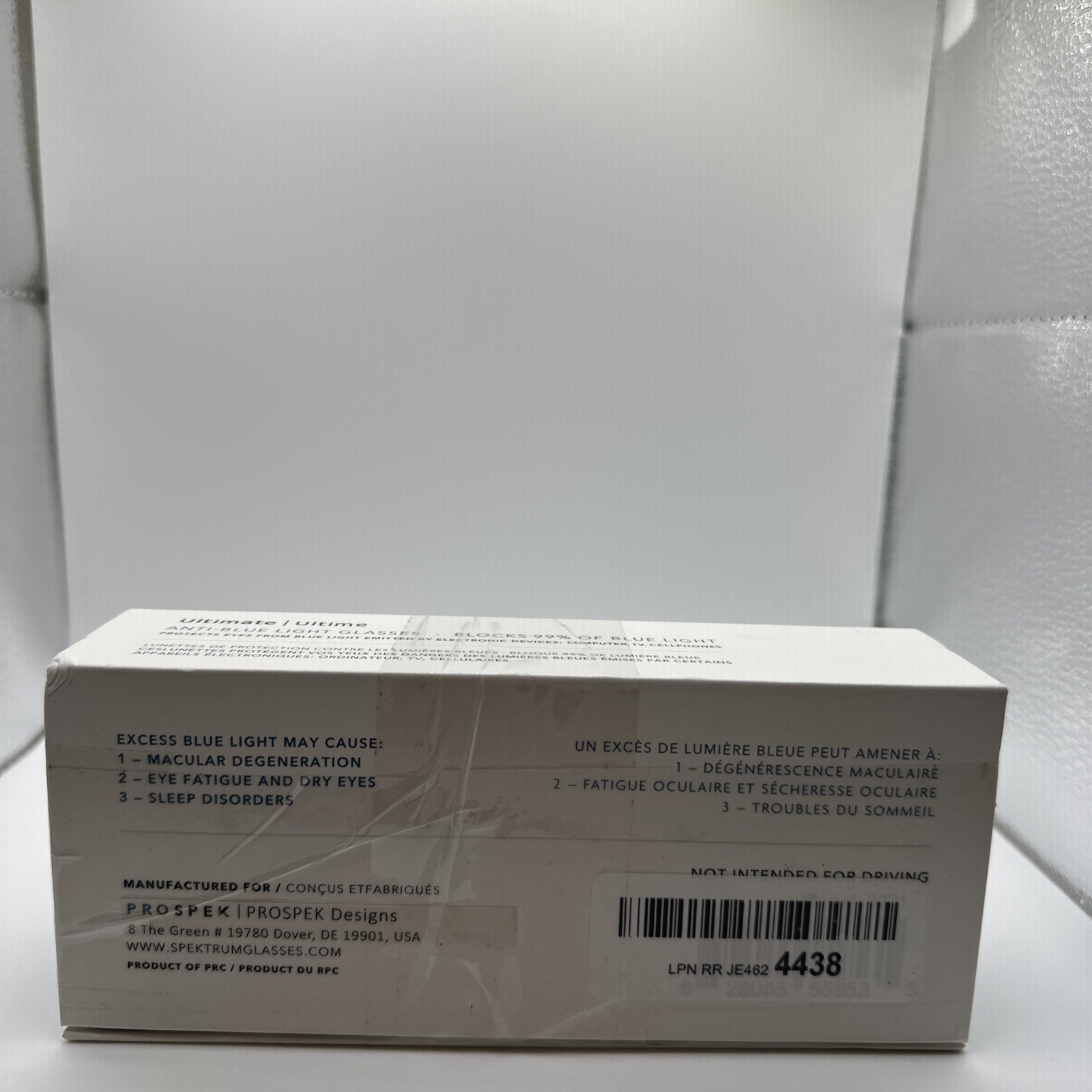 Prospek Blue Light Computer Glasses, ULTIMATE for Women and Men, 99% Blue Light