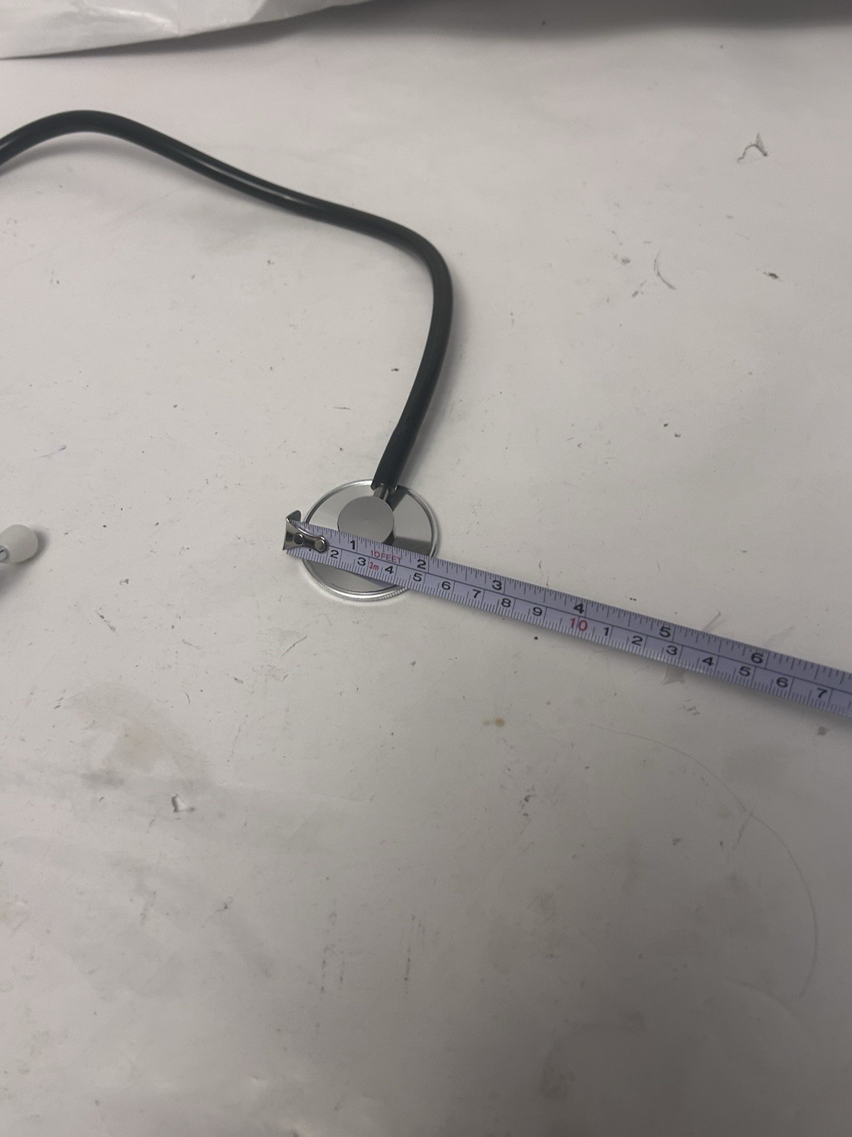 Black disposable stethescope unbranded