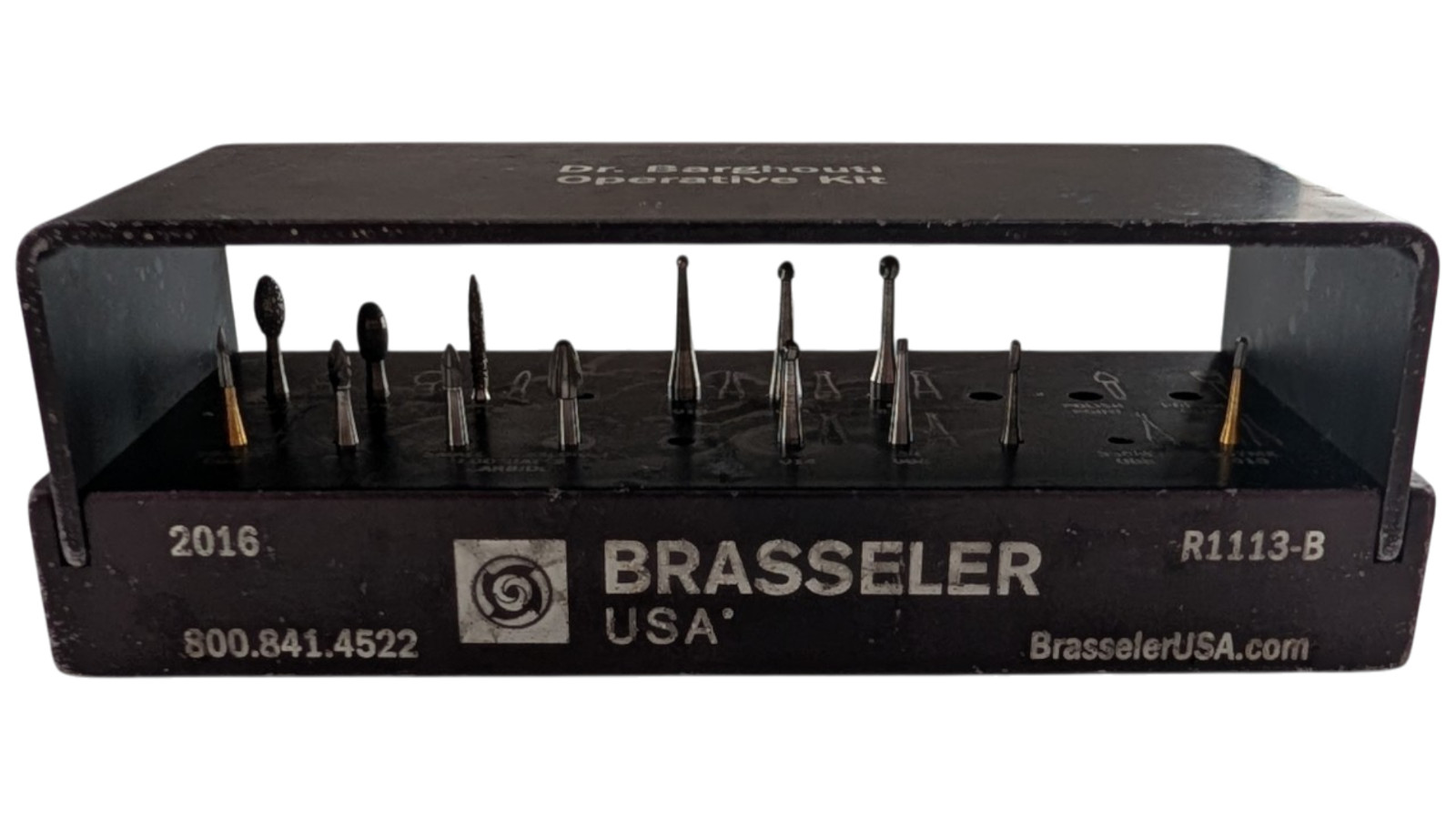 Brasseler USA R1113-B Dr Barghouti Operative Kit Dental Bur Block Partial