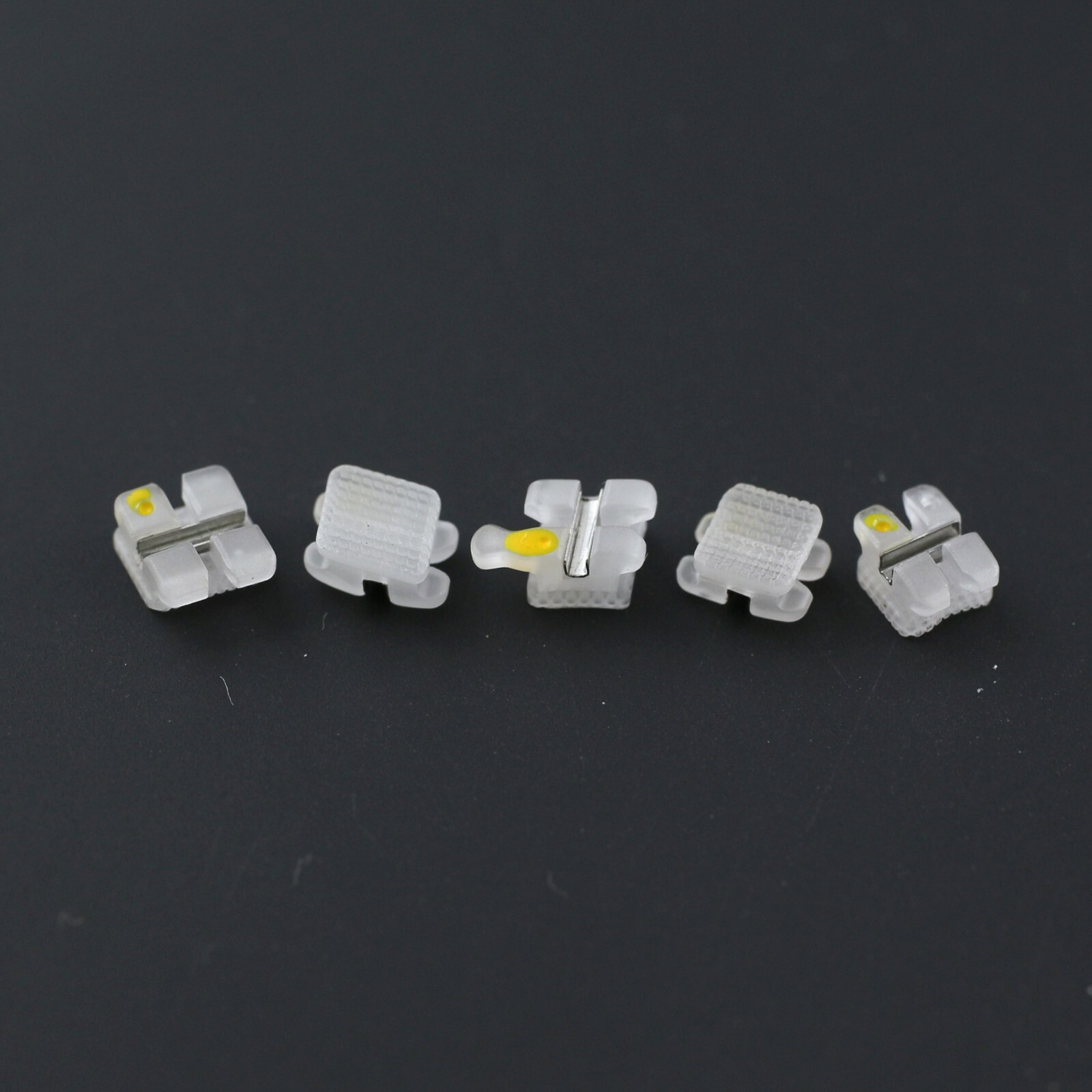 Orthodontic Bracket Ceramic Metal Slot Aesthetic Braces Roth 018 022 3M Clarity