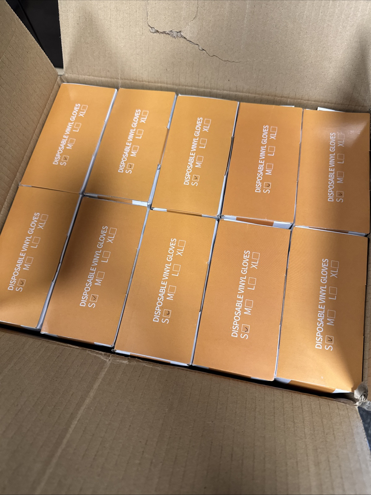 1000 DISPOSABLE VINYL GLOVES SIZE SMALL POWDER FREE NON-STERILE AMBIDEXTROUS
