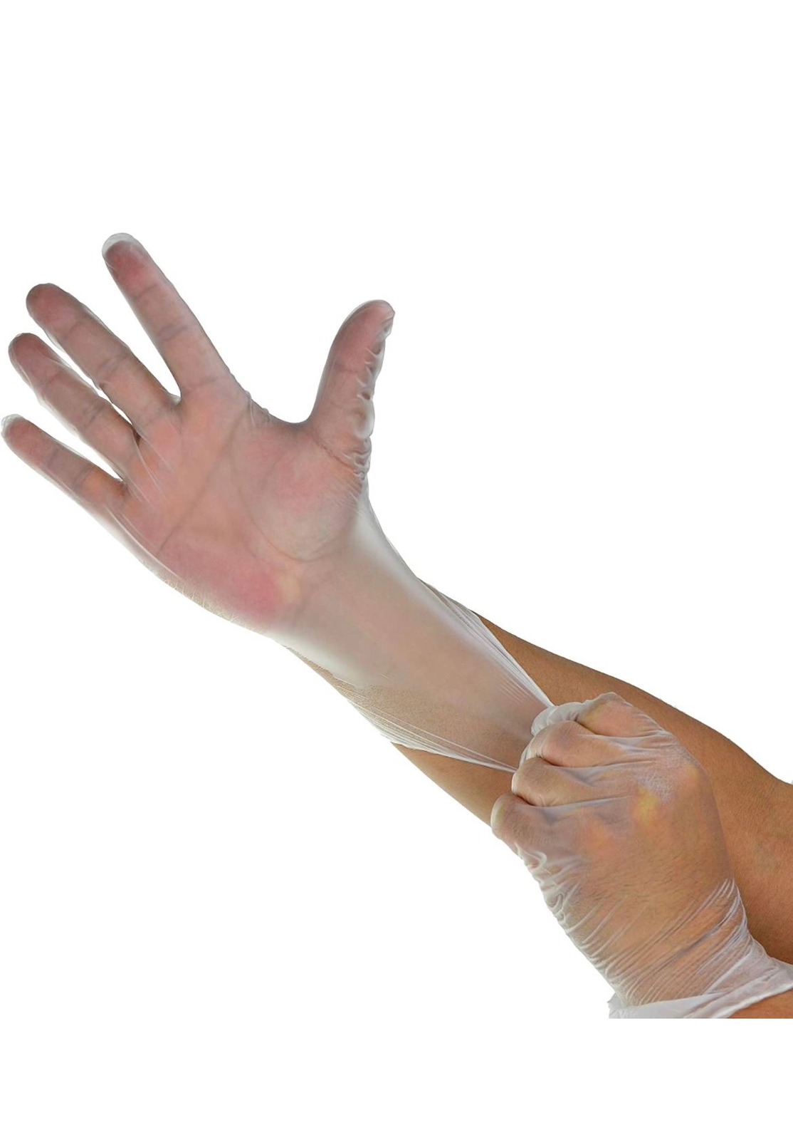 Case of 1000 Vinyl Gloves Synthetic Exam Latex Free Powder Free Protein Free