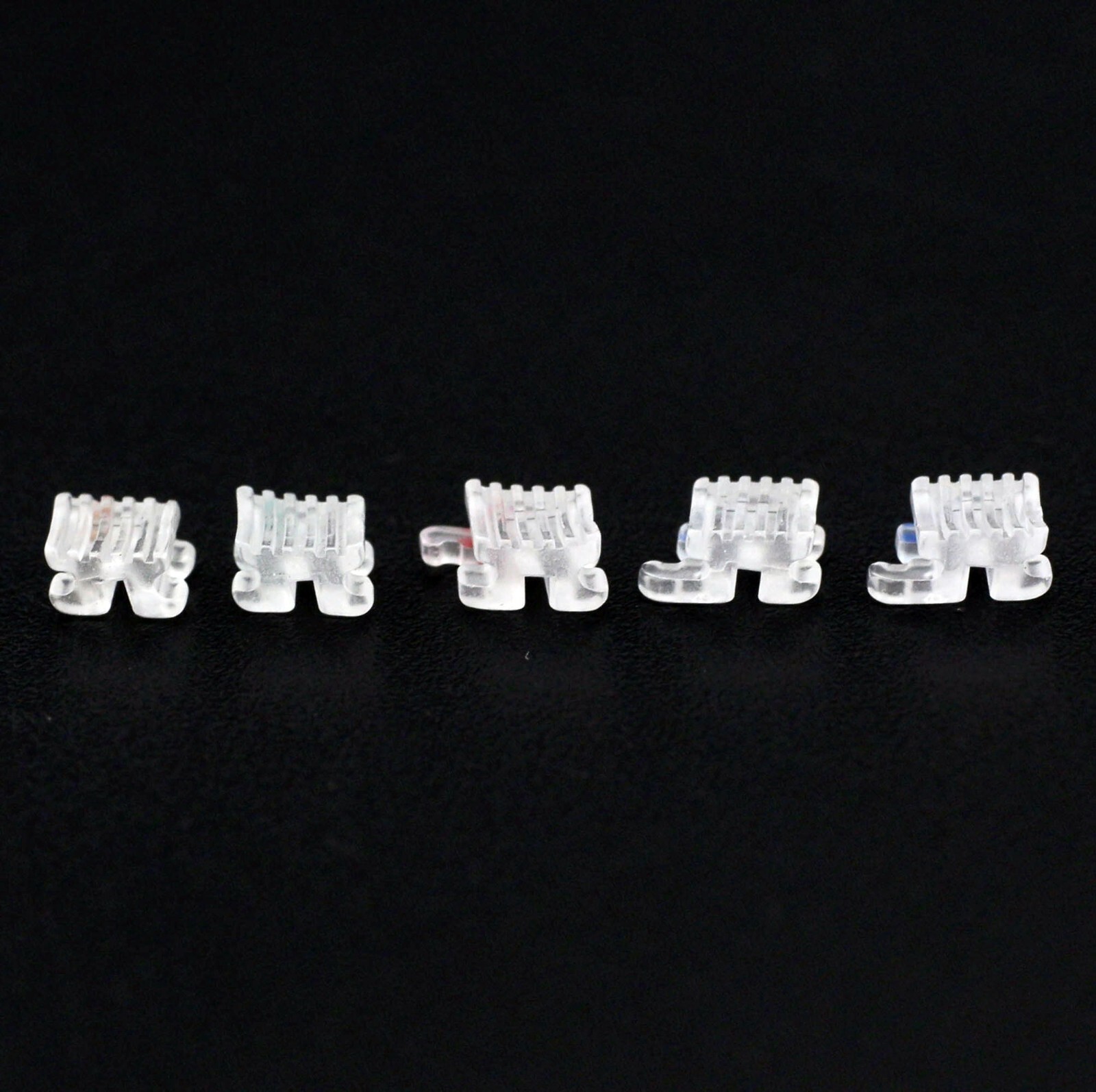 Dental Orthodontic Ceramic Brackets Clear Braces Elegan I MBT Roth 022 345 5-5
