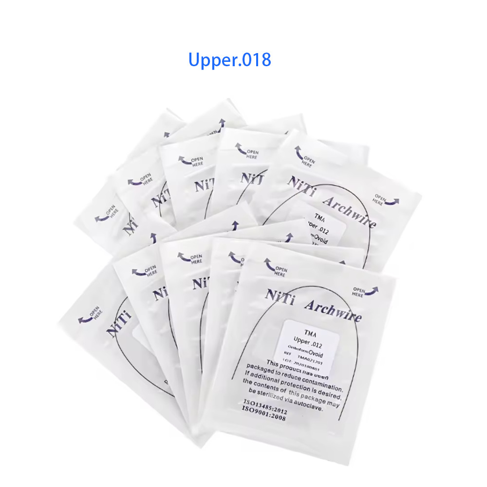 Dental Orthodontic TMA Beta Ti-Mo Alloy Round Arch Wires Ovoid
