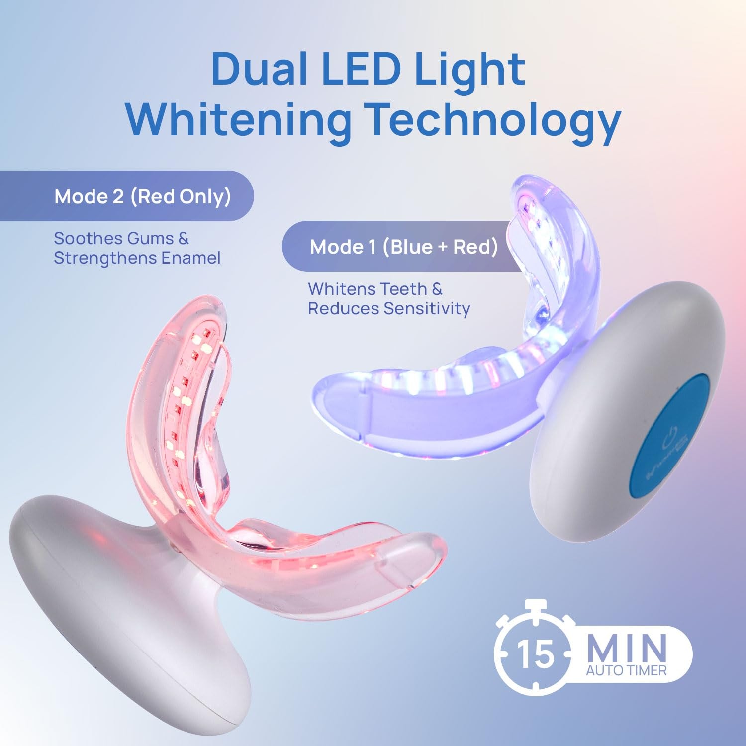 Whitebite Pro Vertical Dual LED Teeth Whitening Kit + Charging Dock