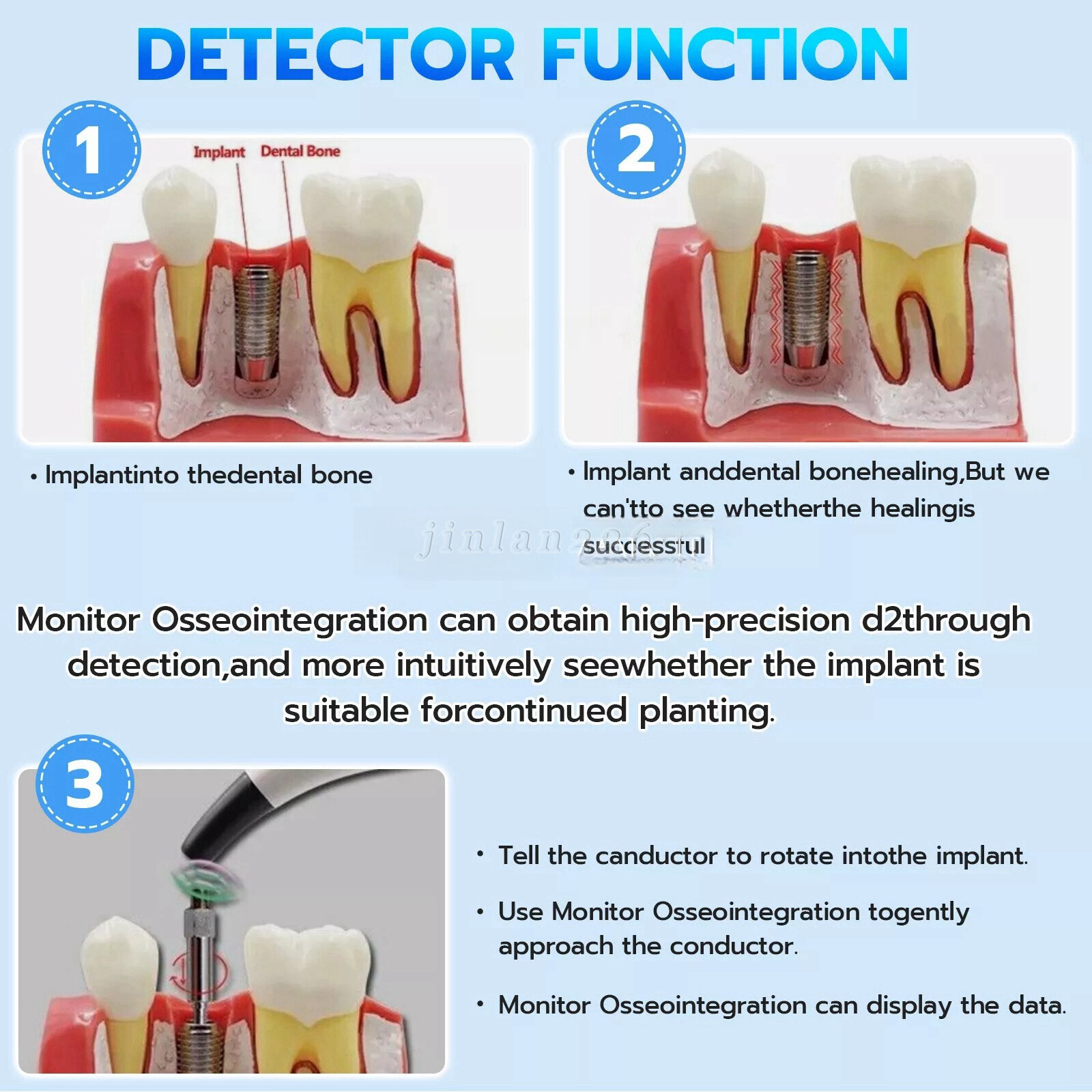 DENTAL NEW OSSTELL BEACON ISQ IMPLANT STABILITY METER