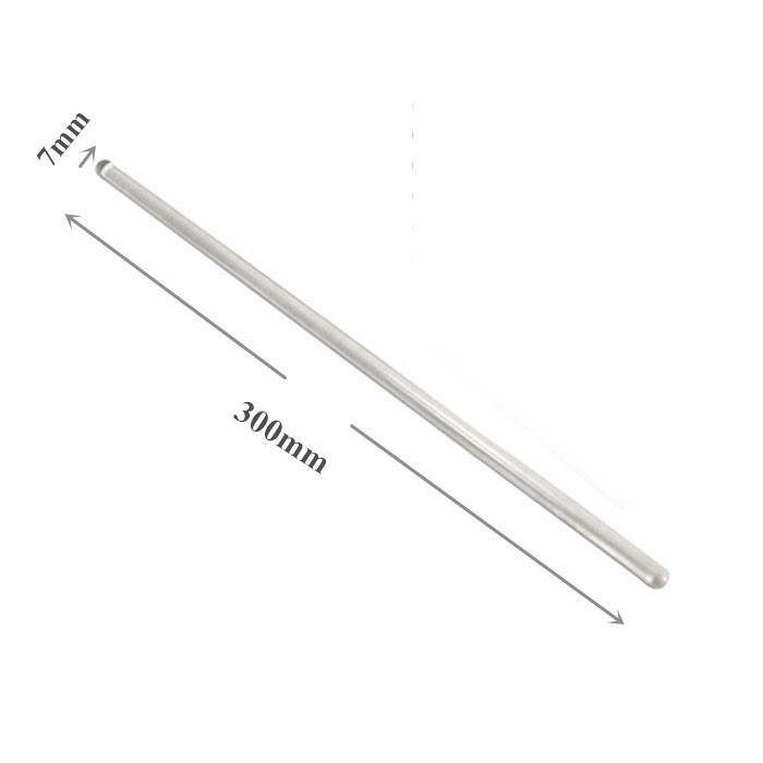 Glass Stirring Rods 12″ 13.8″ (7mm) Diameter for Lab, Kitchen, Science 4/Pack