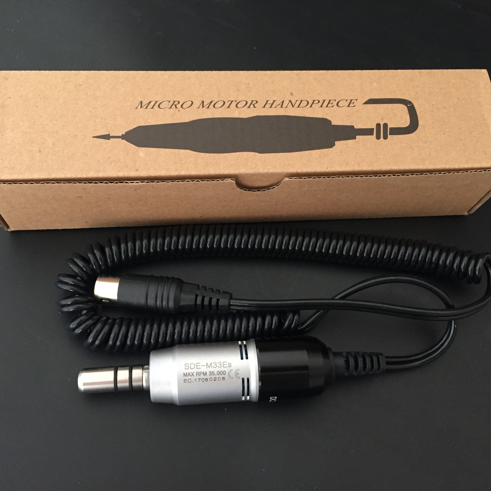 Dental Lab Micro Motor Handpiece E Type Micromotor Polishing Handpiece SDE-M33ES