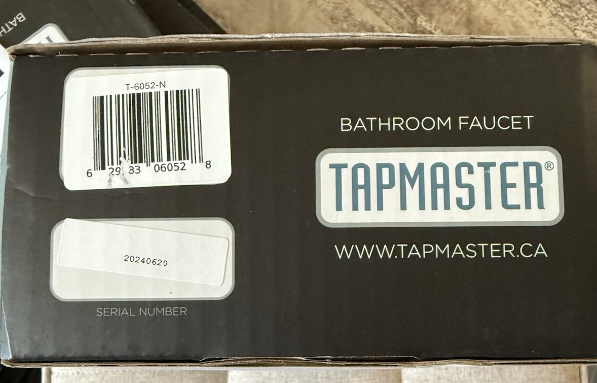 TAPMASTER Lavatory Faucet (Nickel) T-6052 Series Faucet