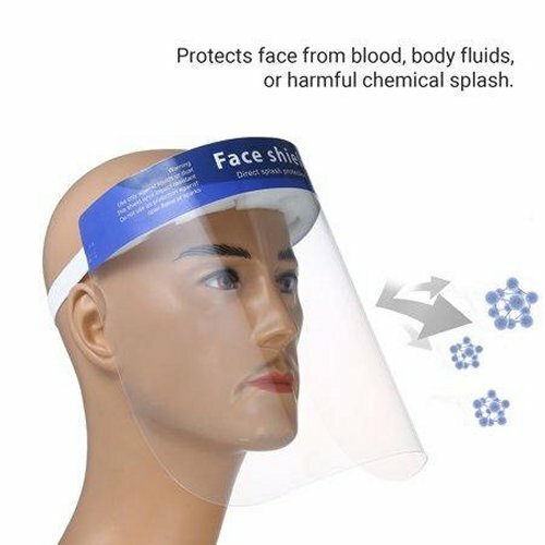 Safety Full Face Shield Guard Clear Protector Anti-Splash Oil Dust Proof Unisex