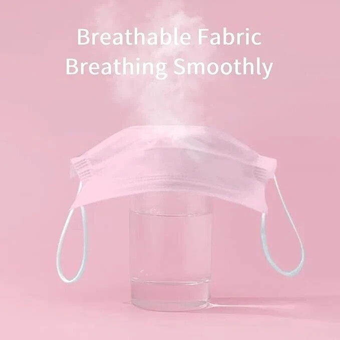 GP Craft 50/100 Pcs Disposable Face Cover 3-Ply Filter Breathable Earloop Masks