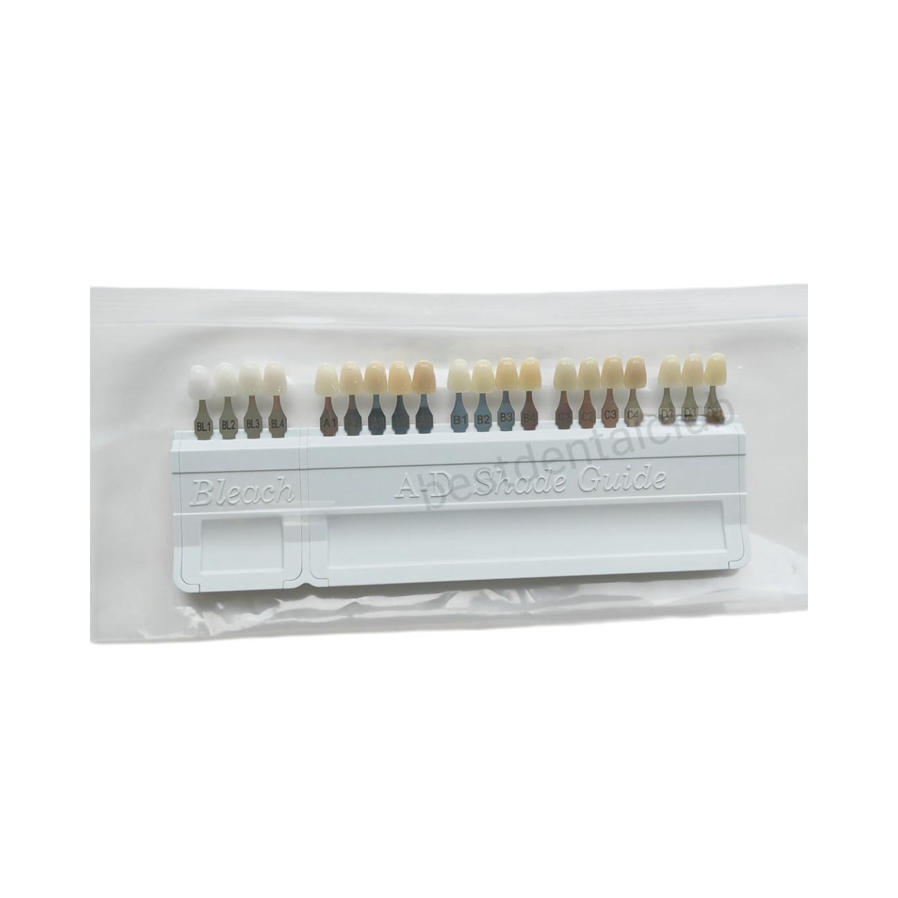 Dental Bleached Shade Guide Bleach Chart Teeth Whitening Based Vita 20 Colors