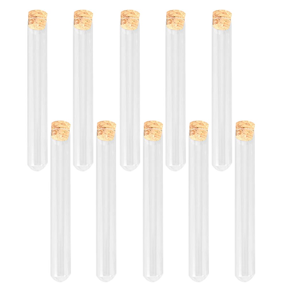 10-100pcs Glass Test Tubes With Cork Stopper Party Wedding Party Favors