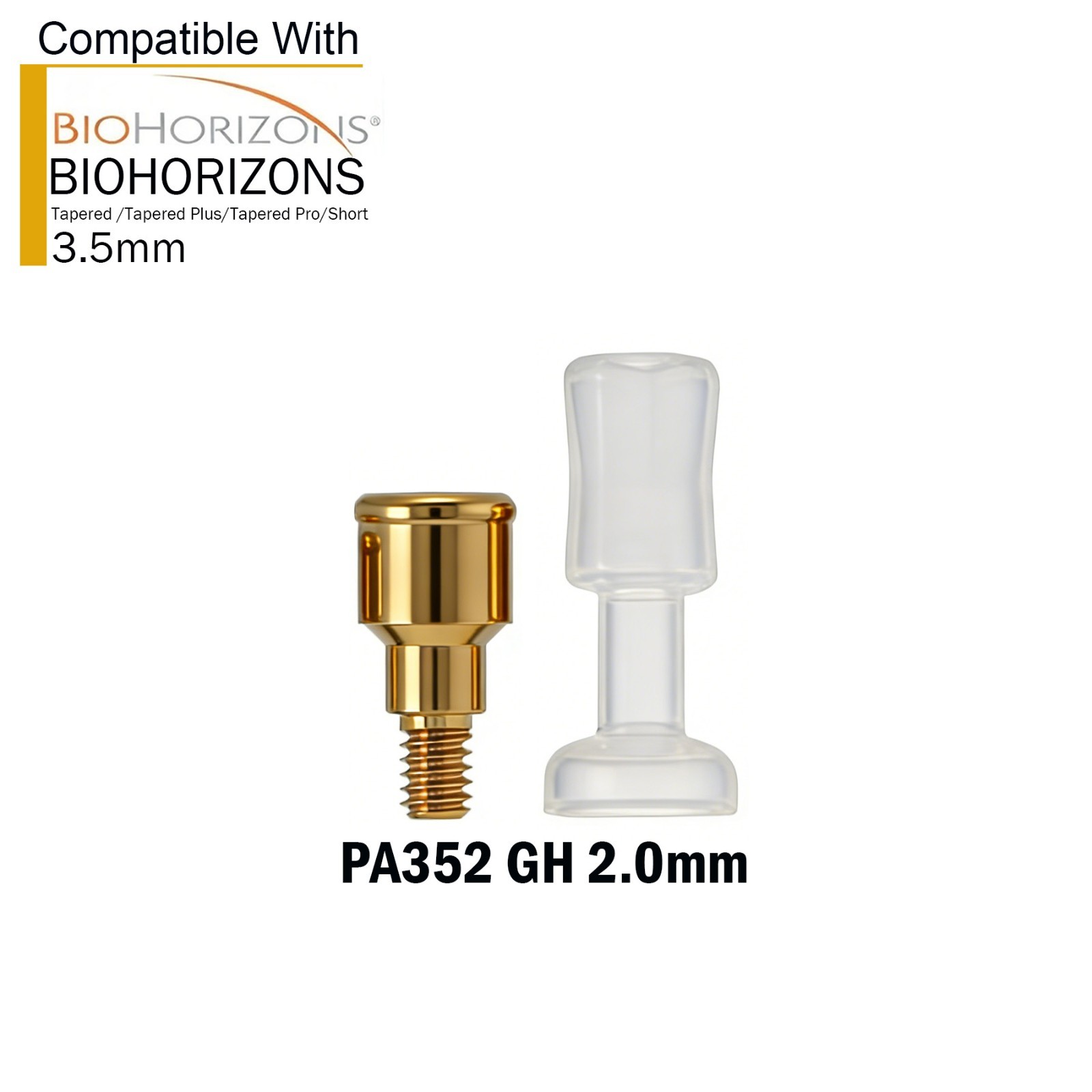 US Dental Locator Abutment BioHorizons Tapered/Pro/Plus/Short 3.5 Platform