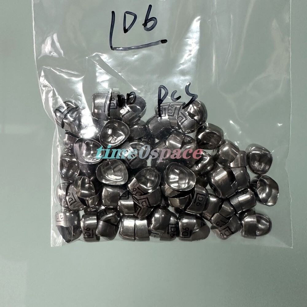 48 sizes Dental Kids Crown Primary Molar Pediatric Crowns Stainless Steel 5pcs