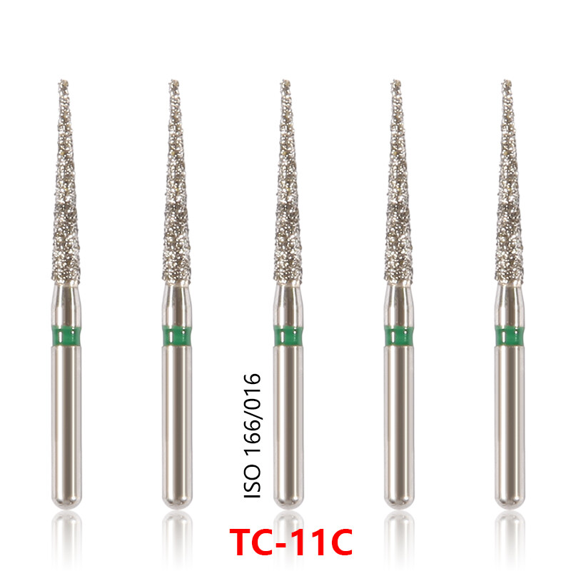 20Types 100Pcs Dental Diamond Burs Drills For High Speed Handpiece Medium FG BUR