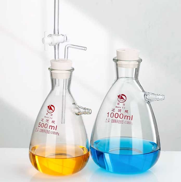 Lab Supply Glass Buffer Bottles 250ml-5000ml Anti-Backflow Decompression ca