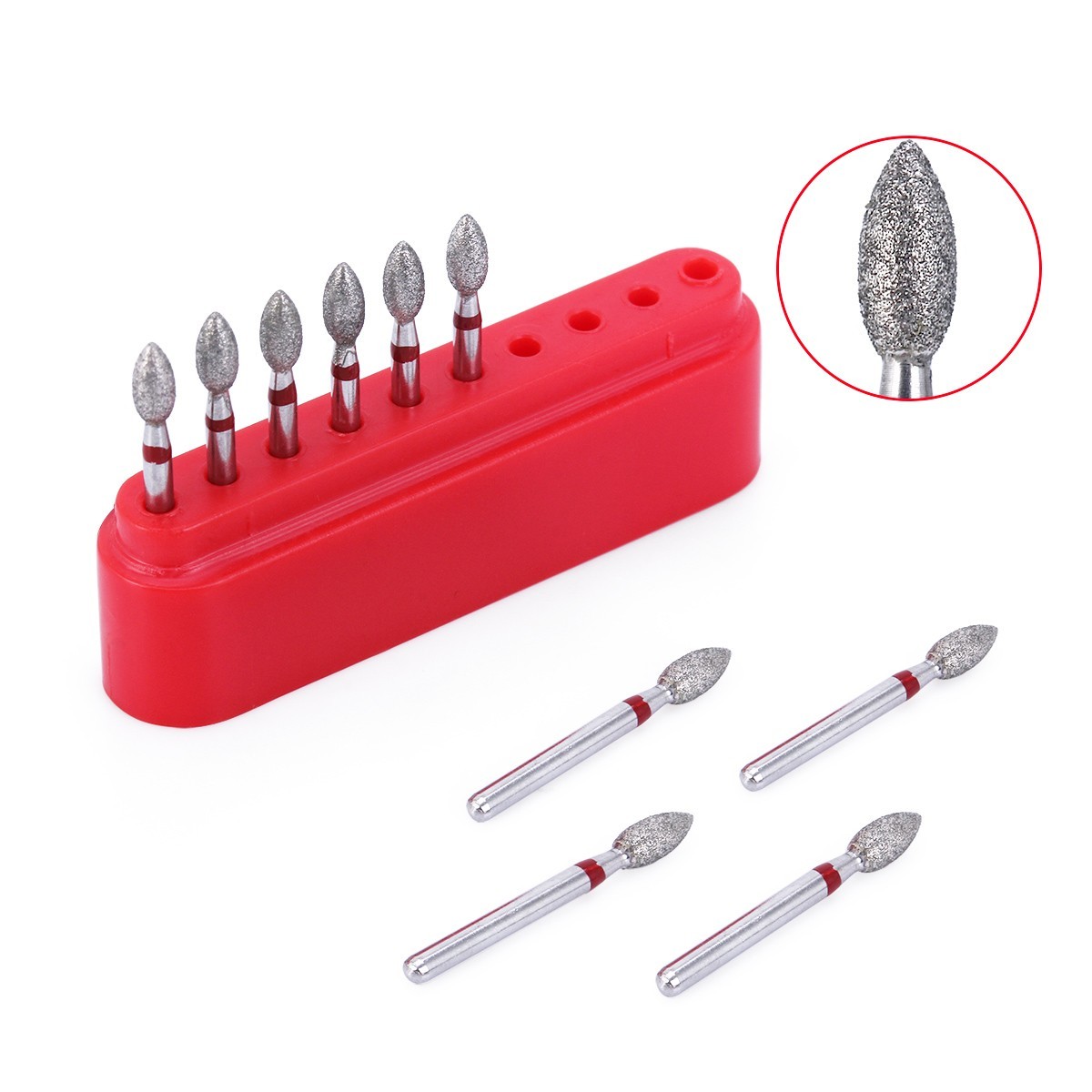 20Boxes/100Pcs Dental Diamond Burs For High Speed Handpiece Medium FG 5Pcs/Box