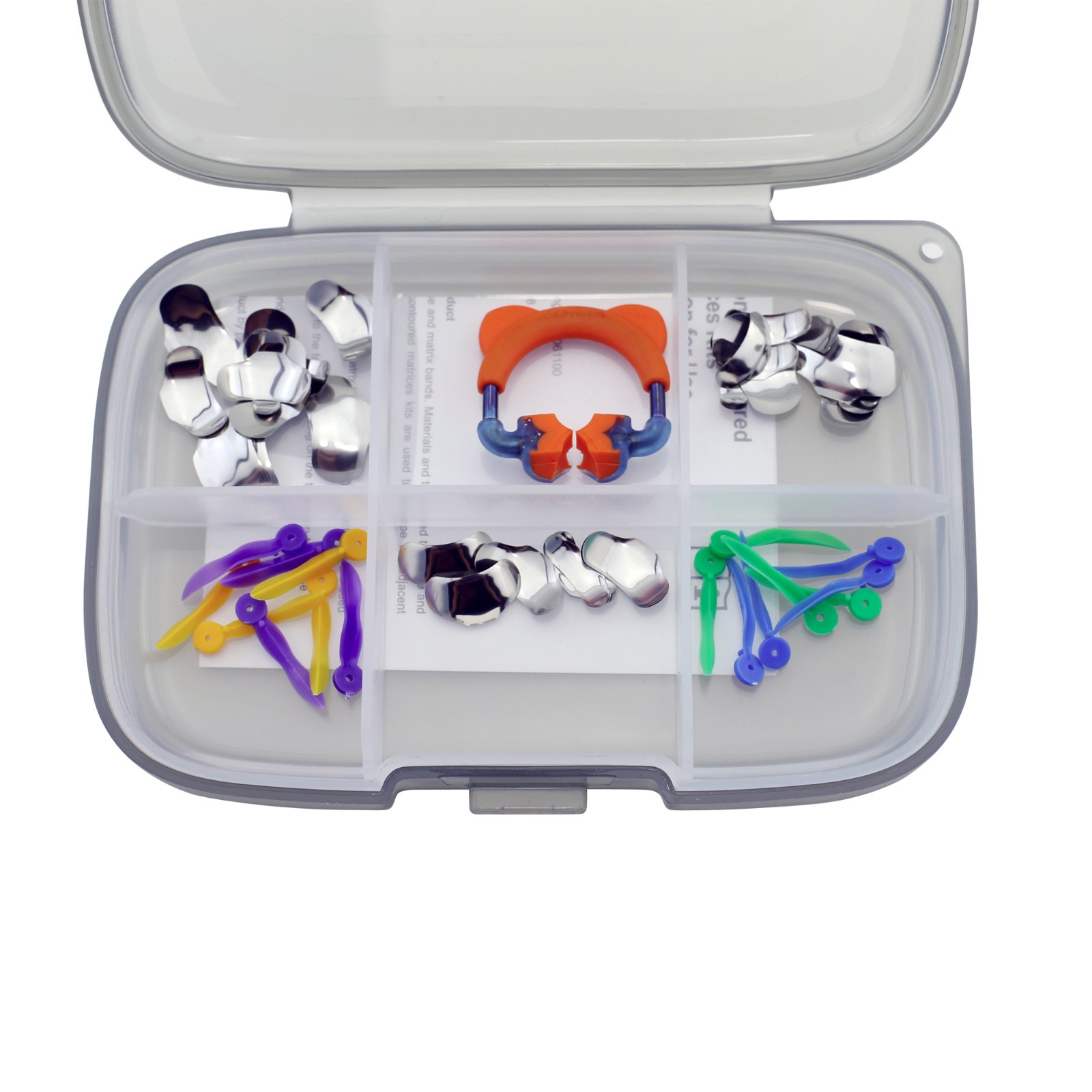 Dental Sectional Contoured Matrices Kit Matrix System Bands Niti Clamping Rings