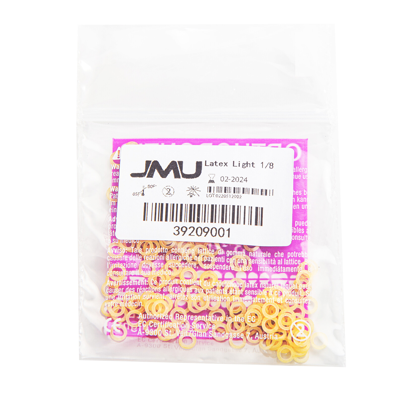 100PCS JMU Dental Orthodontics Intraoral Elastic Rubber Bands Latex Made In USA