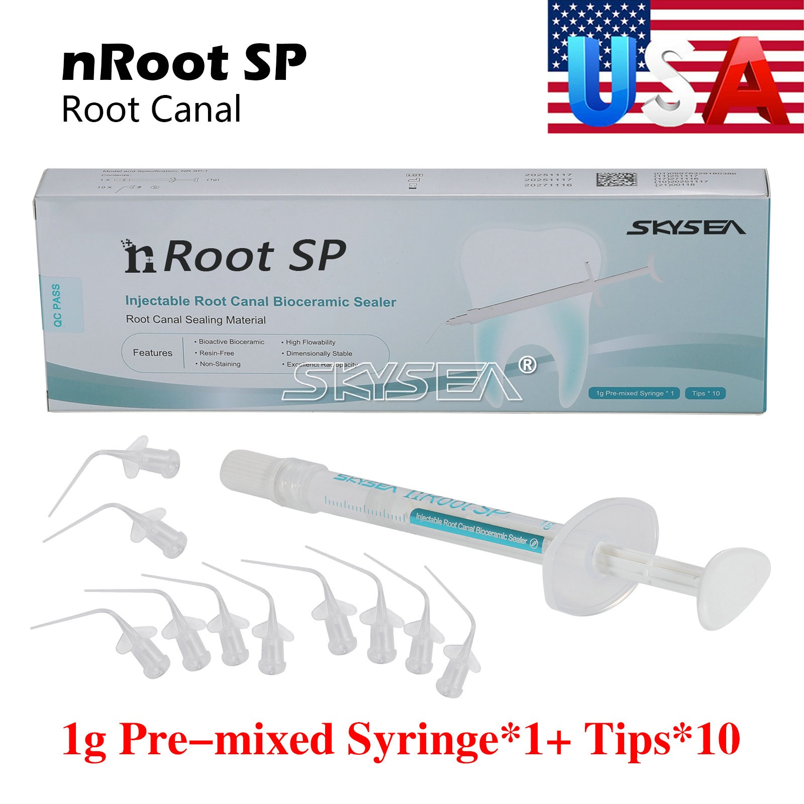 Dental root canal endofill bioceramic sealer/Root canal bioceramic sealer SP dk