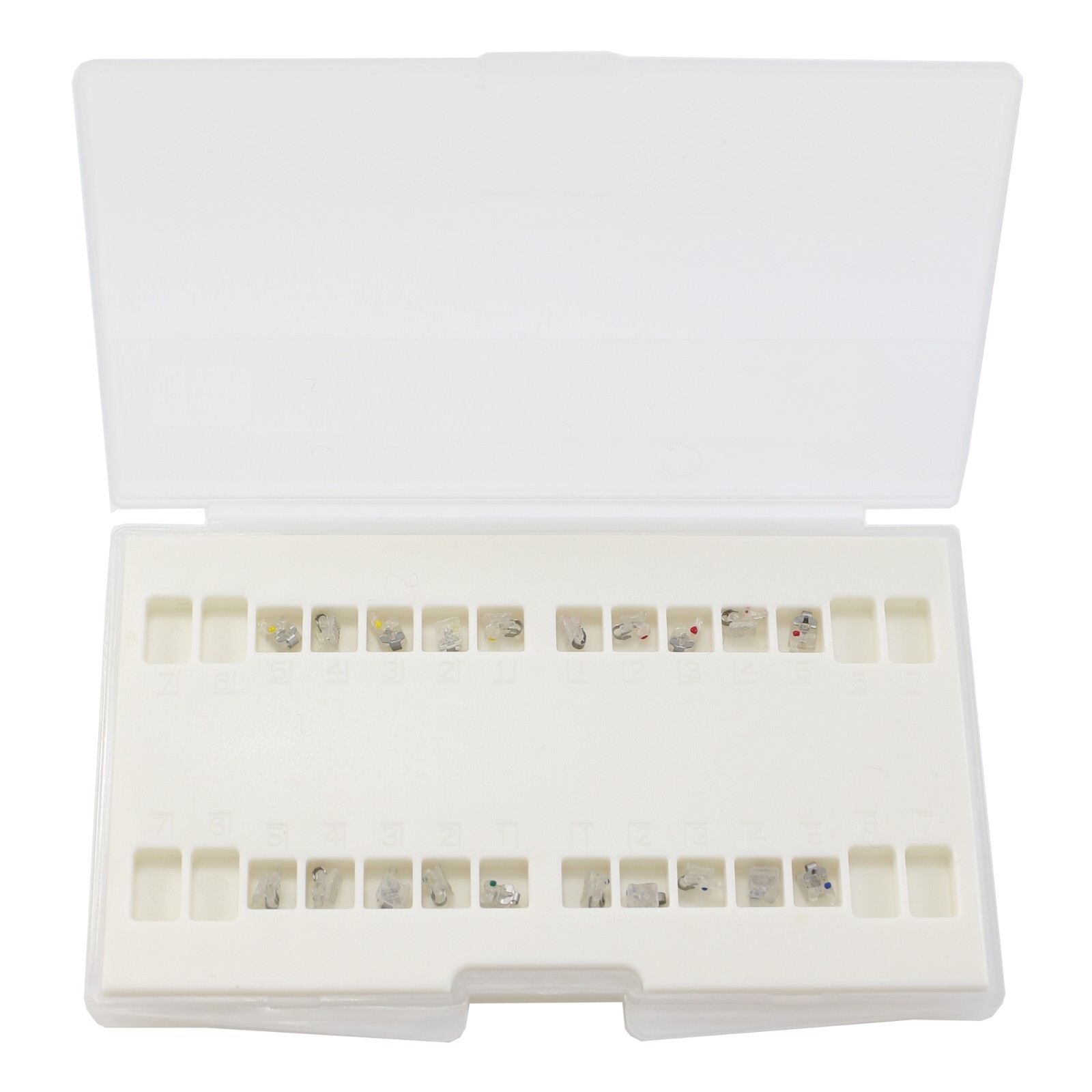 Orthodontic Bracket Self Ligating Ceramic Clear Aesthetic Interactive Roth 0.022
