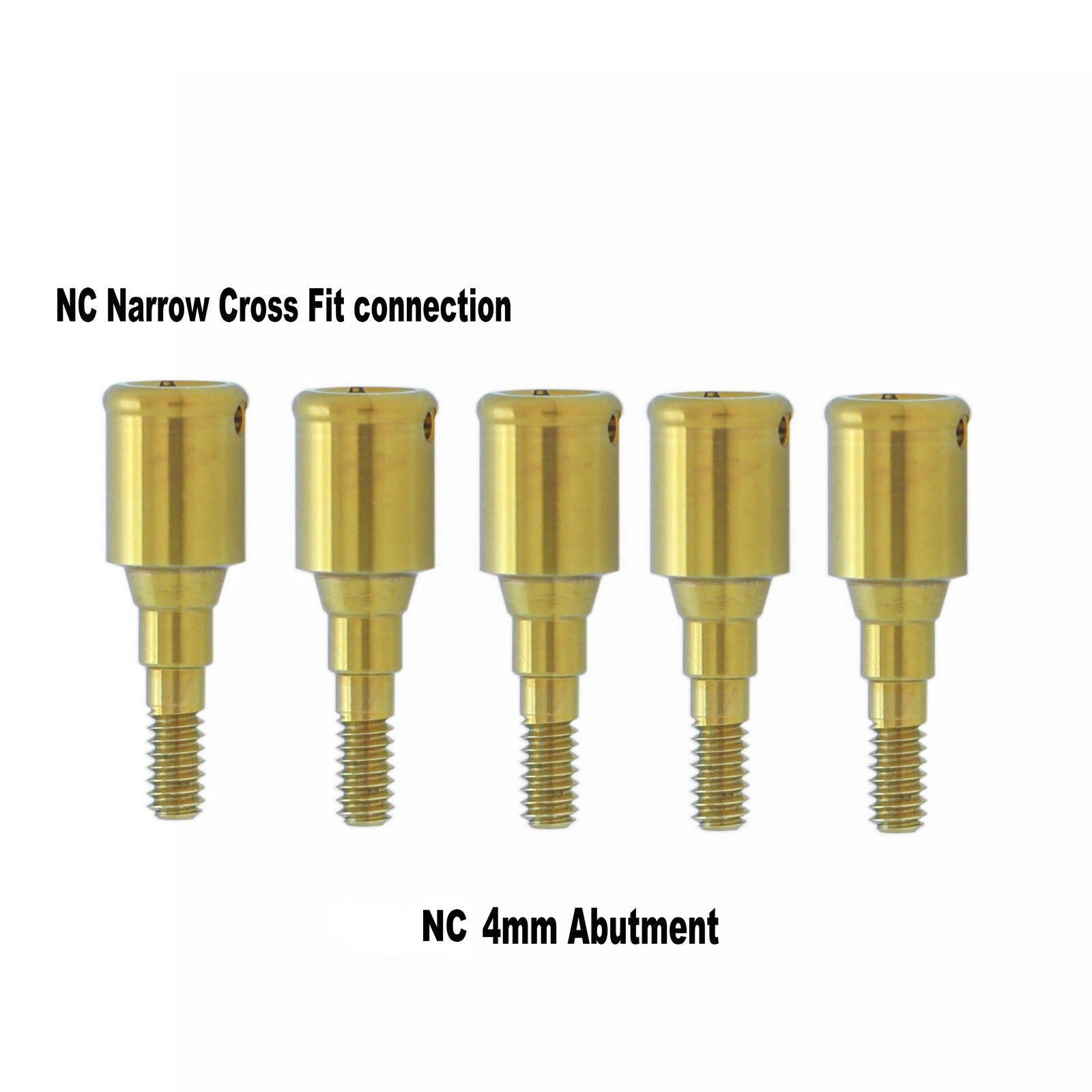 Dental For ITI STRAUMANN Attachment Abutment Male Cap Tool NC/RC D3.7mm AH=3/4/5