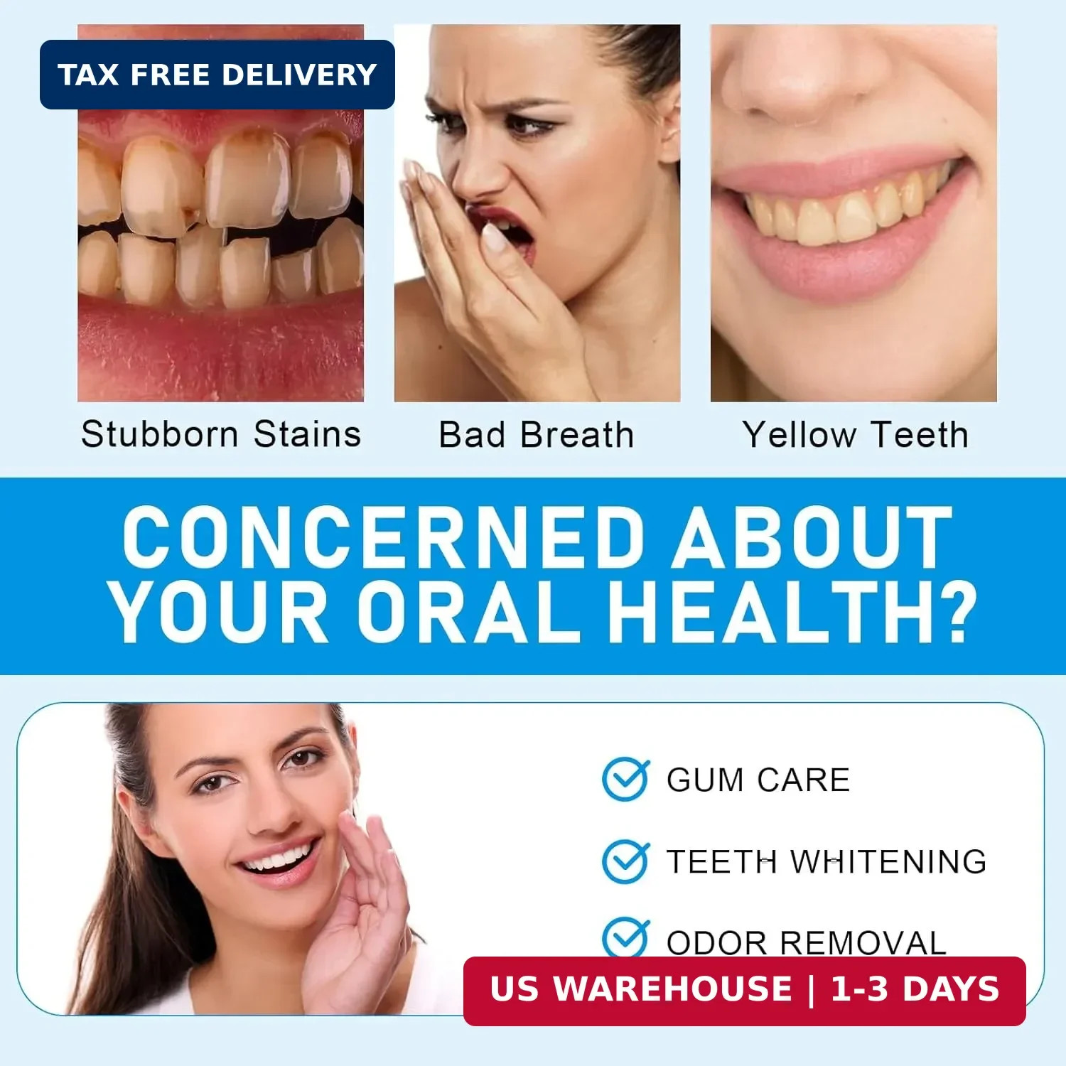 Purely WHITE DELUXE Teeth Whitening Powders,Instant Whitening and Stain Removal