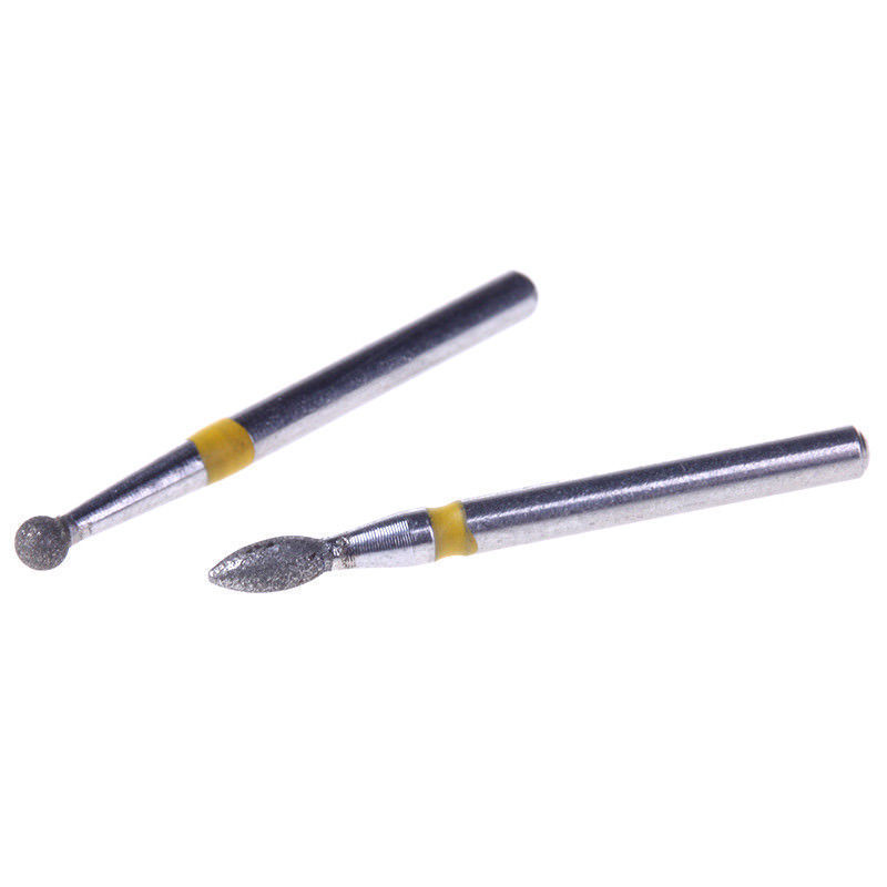 1 Box Dental Diamond FG Burs Drill Kit Creamics/Composite Polishing 10 Pcs/Box