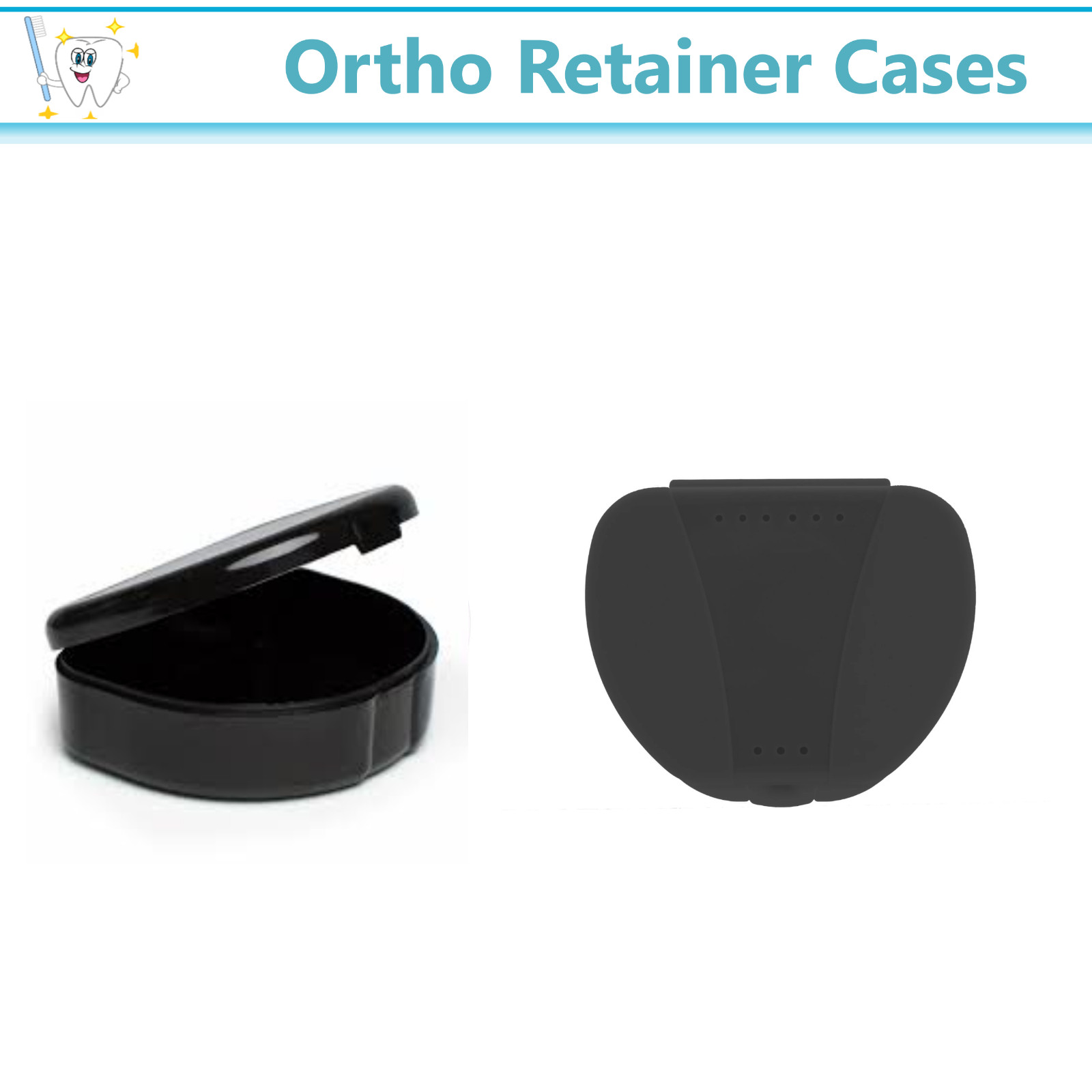 Dental Denture Box Retainer Box Carrier 4W x 2in x 2in Upto 200 Retainers/Case