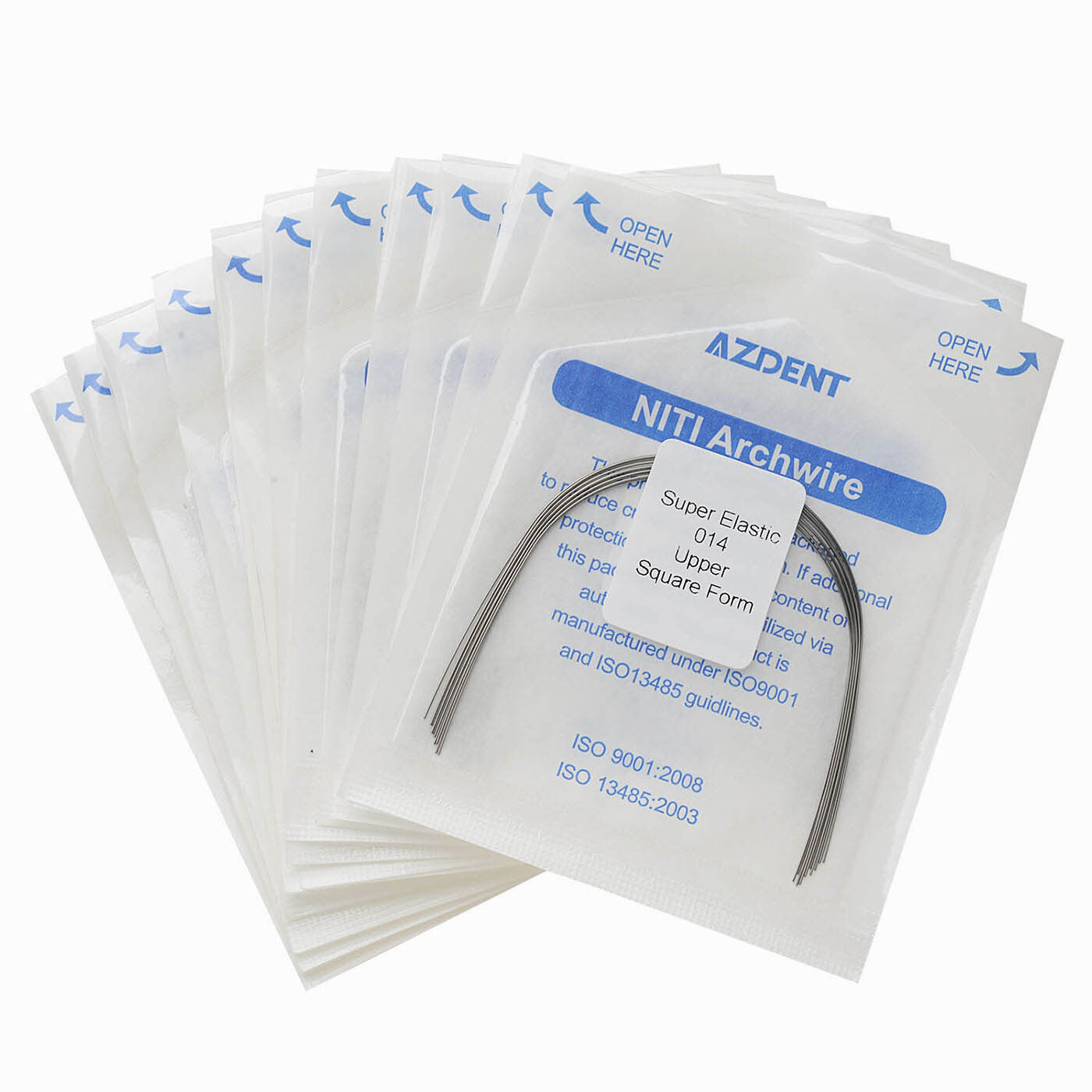 Dental Orthodontic Super Elastic NITI Arch Wire Round Ovoid/Square/Natural