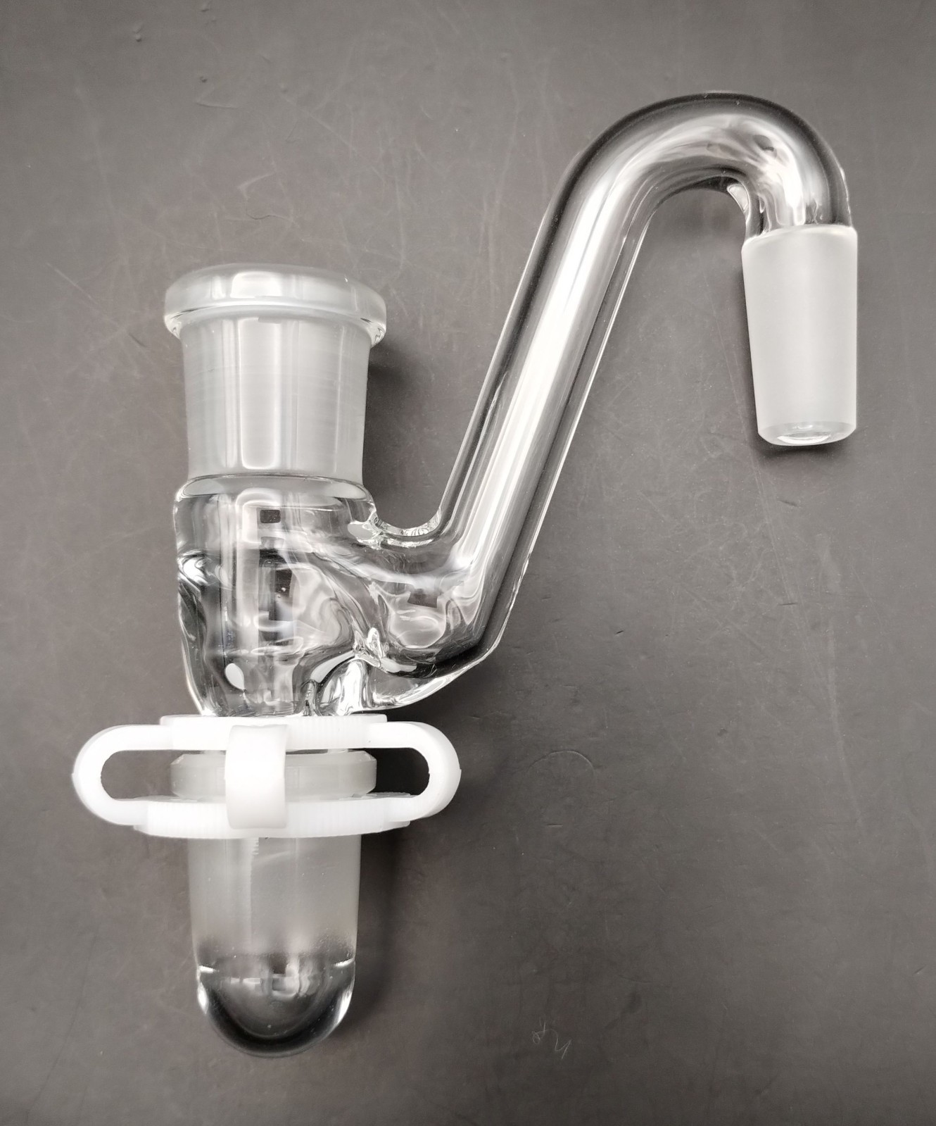 18mm Female to 14mm Male Glass Drop Down Reclaim Removable Jar USA