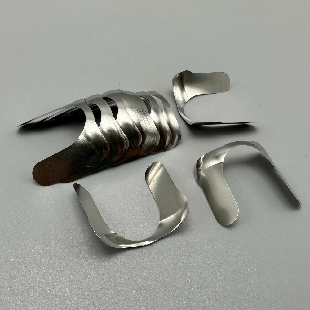 30Pcs Dental Matrix Contoured Anterior Metal Matrix M8 Twin Anterior Matrices US