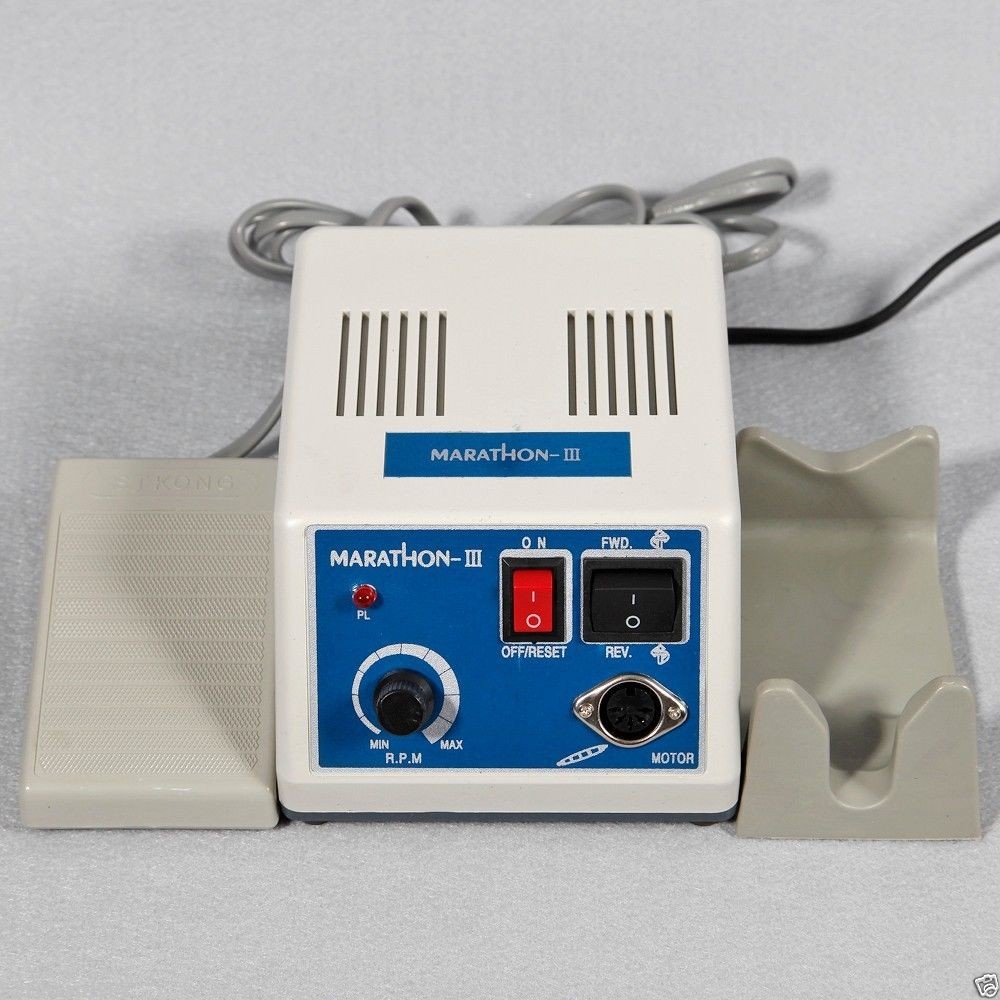 Dental Lab Marathon Polisher Electric Micromotor & Contra angle Prophy Cups GIFT