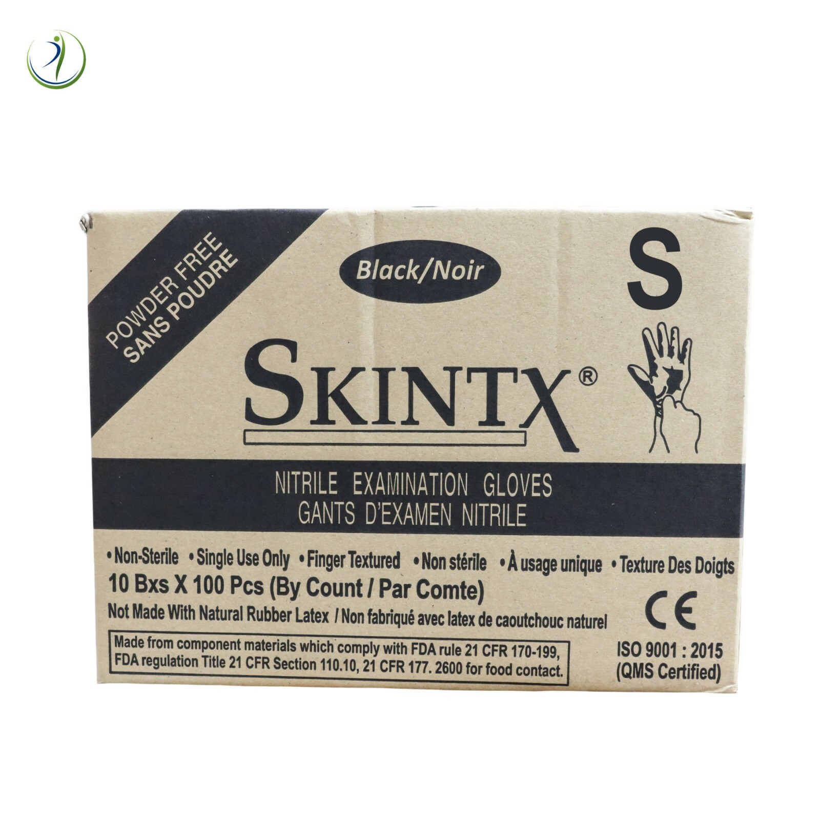 Nitrile Black Dental Medical Exam Gloves Powder-Free Disposable 5 Mil 10 Boxes