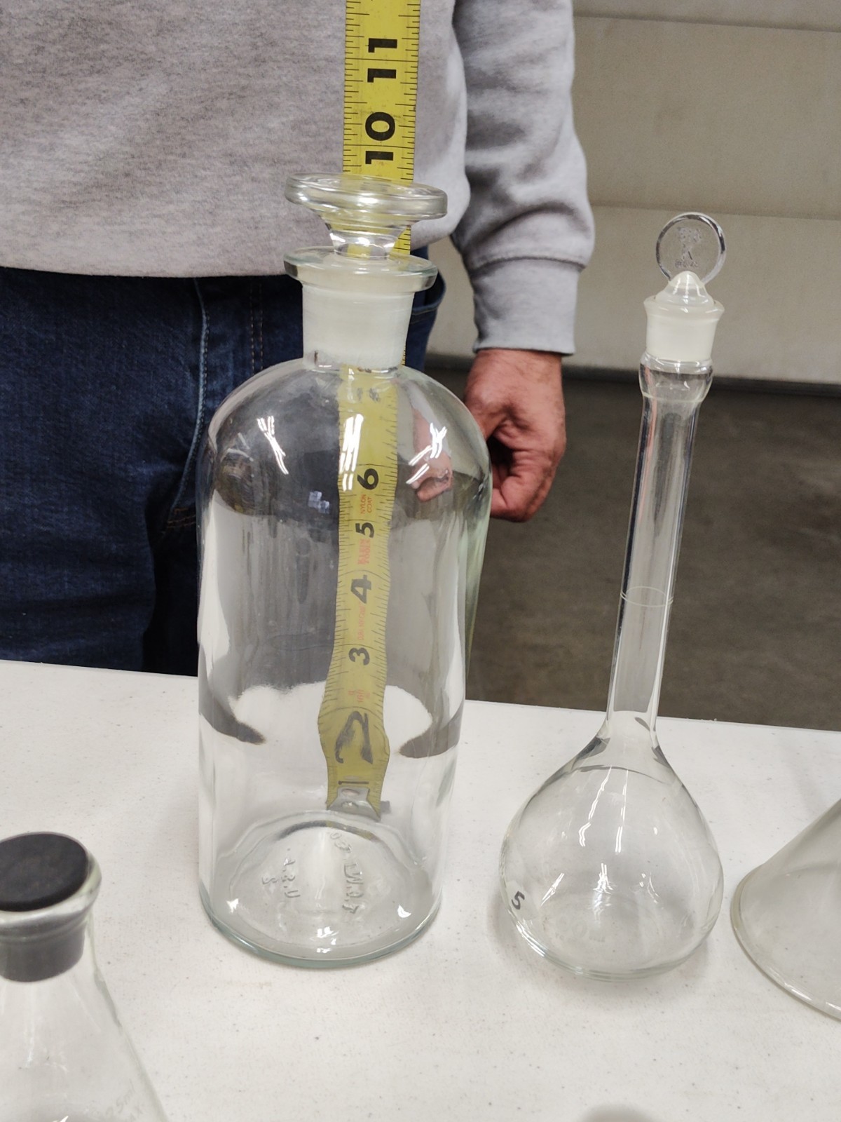 Pyrex & Kimex Glass Vacuum Flasks Beakers Tubes Lids Lab Chemistry Huge Lot