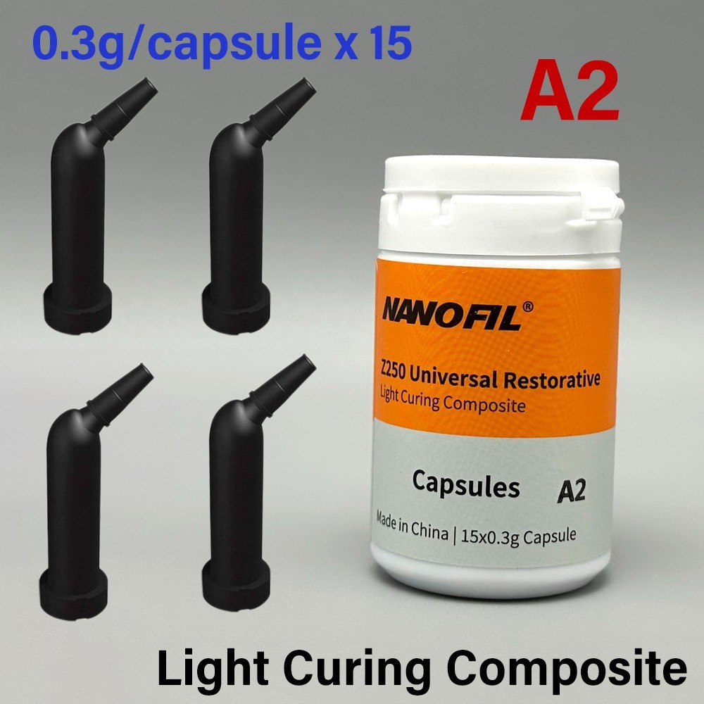 Dental Z250 Universal Restorative Light Cure Composite Shades A2 with Capsule