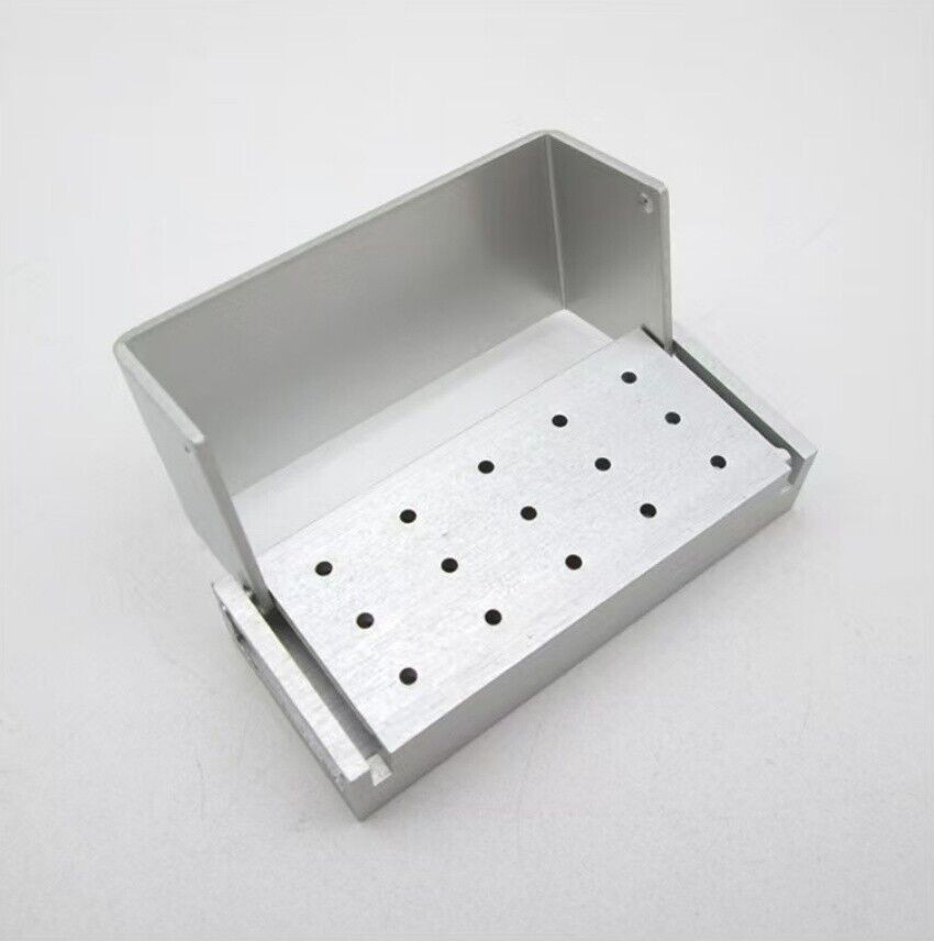 Dental Bur Holder Block Disinfection Box 10/15/16/24/30/56/100/142/152 Holes