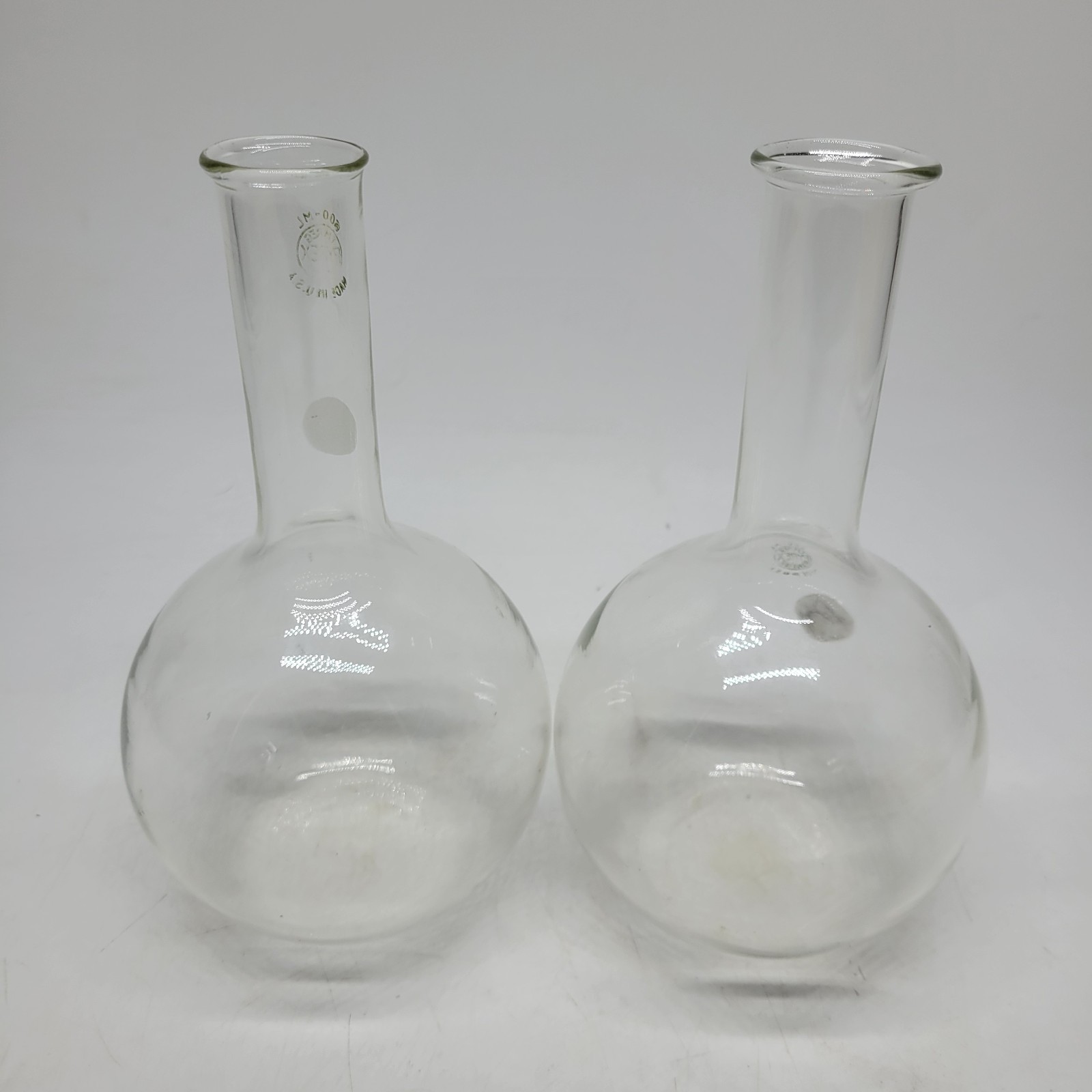 Vintage Purex Beaker 600 ML Lot Of 2 Glass USA Clear Science Classroom Test