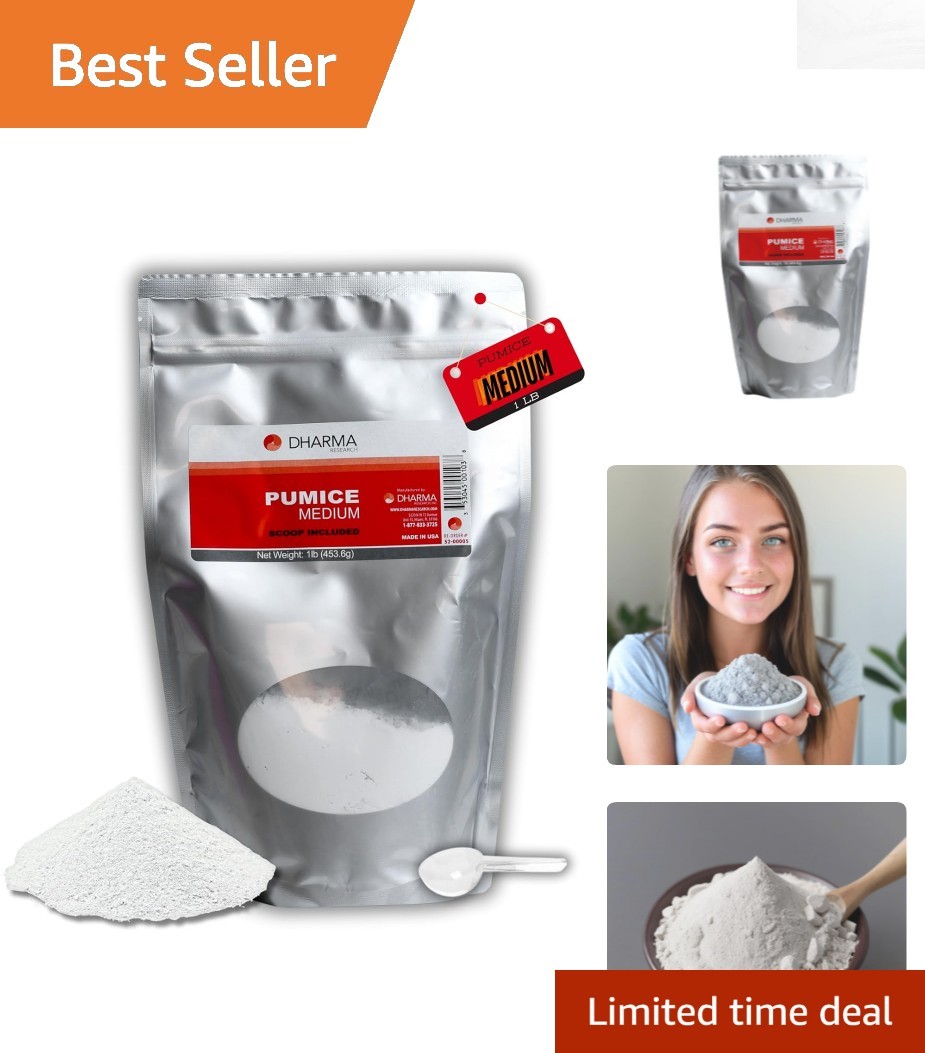 1 lb Natural Pumice Powder – Cost-Effective Solution for Cleaning and Polishing