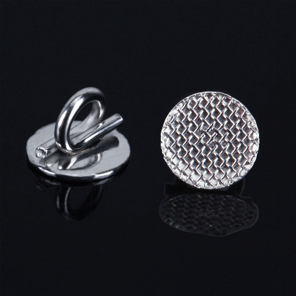 Dental Orthodontics Lingual Button Direct Bondable Eyelet Round Base 10 Pcs/pack