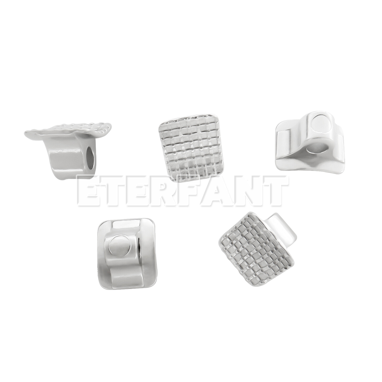 ETERFANT Dental Ortho Lingual Buttons Round Bondable/Rectangular/Button Chains