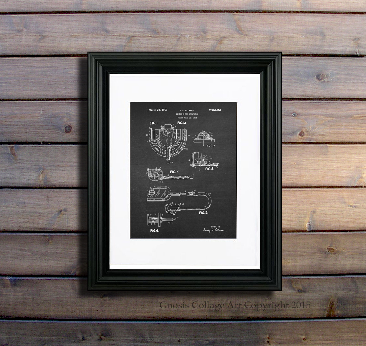 Dentist Office Decor set of 4 Unframed Dental Patent Art Prints Dentist gift