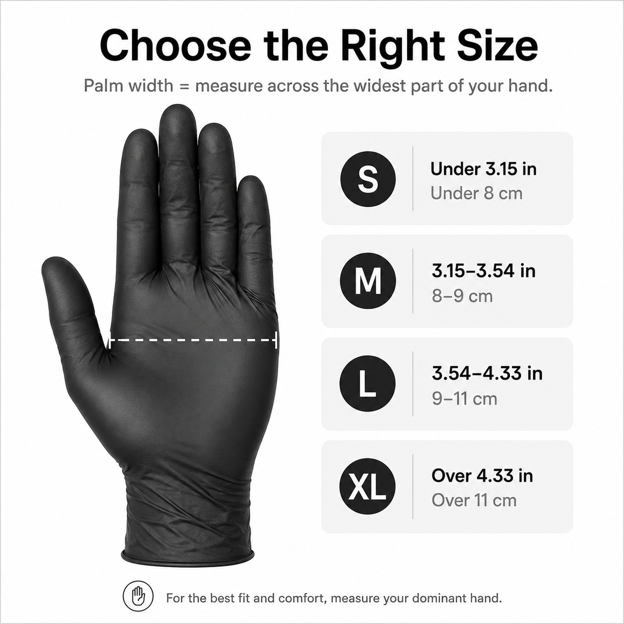 1000 Count Disposable Nitrile Gloves Powder Free Latex Free Cleaning Glove 5 mil