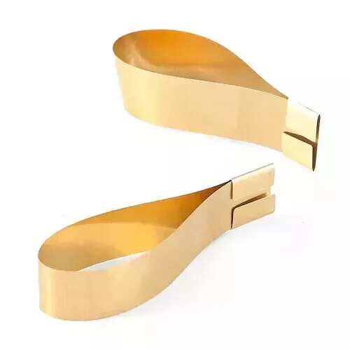 20Pcs/Pack Dental Curved Straight T-Bands Brass Wide Operatory Restorations Tool
