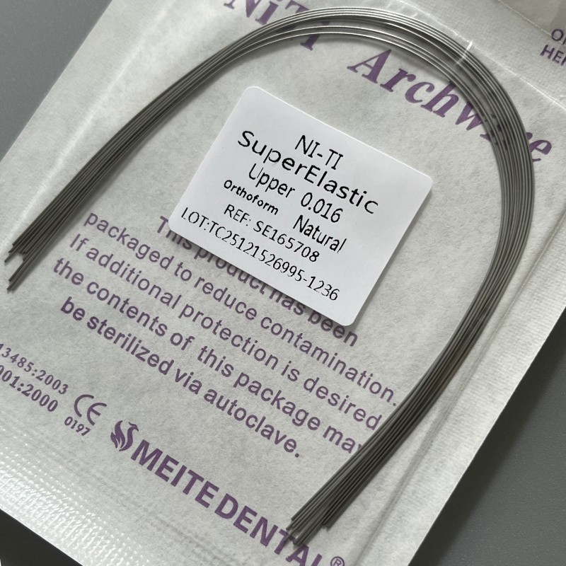 10Pcs/Pack Dental Orthodontic Arch Wire Super Elastic Niti Round Natural Form