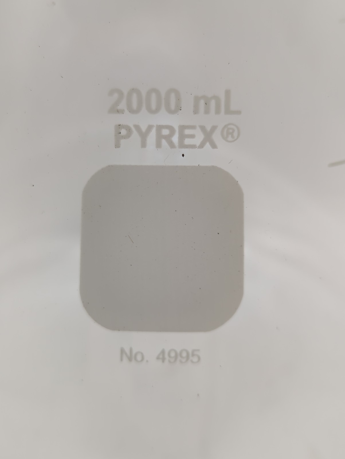 New Pyrex 4995 2000mL Wide Mouth Erlenmeyer Flask GL45 Screw Cap 2L Glass