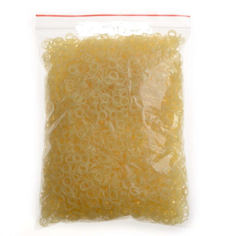 5000Pcs Dental Orthodontic Elastics Rubber Bands Yellow 2.5/3.5/4.5/6.5OZ