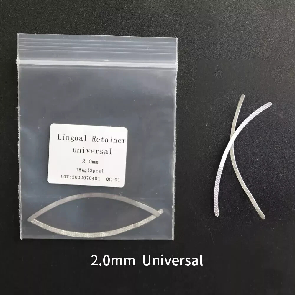 1 Bag Dental Orthodontic 2.0mm Universal Mesh Base Lingual Retainers Upper/Lower